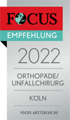 Dr. Ziolko Focus Siegel Orthopäde/Unfallchirurg 2022